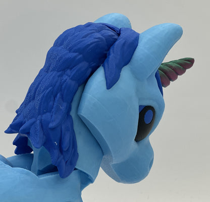 Unicorn - Adorable 10" tall Flexi-pet