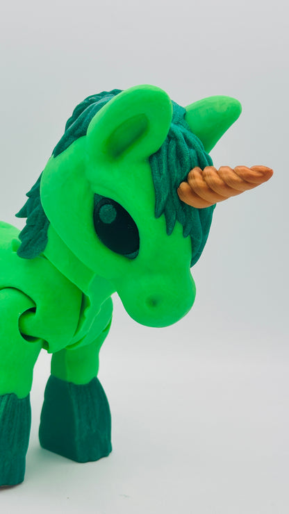 Unicorn - Adorable 10" tall Flexi-pet