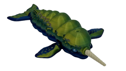 Narwhal - 8.5" Flexi Articulated Pet - Multiple Colors & Rainbows