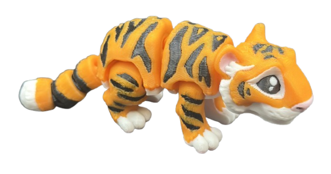 Tiger, Vibrant Articulating Pet