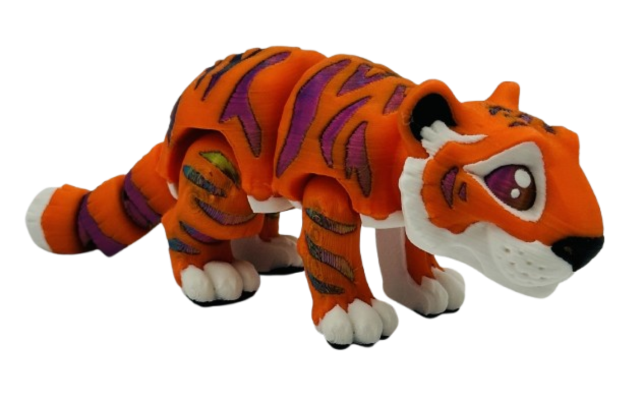 Tiger, Vibrant Articulating Pet