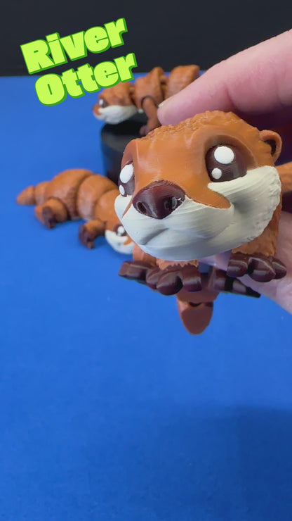 River Otter - 6" super-flexi articulated model