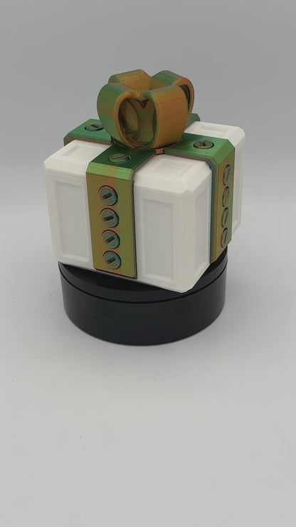 20 bolt White & Blue/Green/Orange Annoying Gift Box