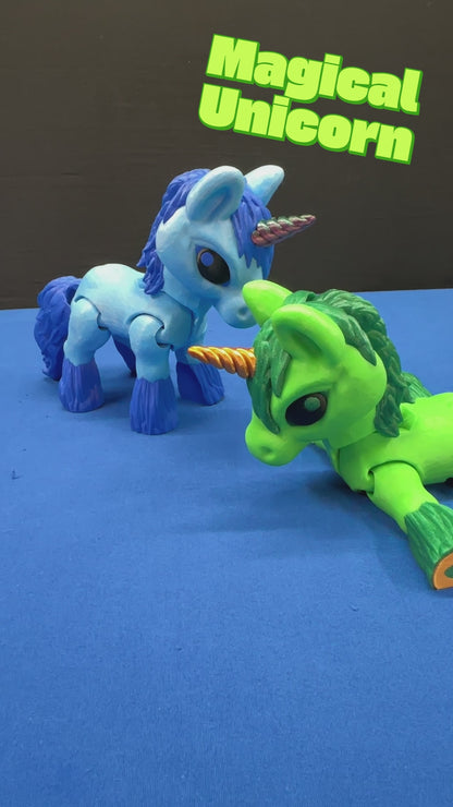 Unicorn - Adorable 10" tall Flexi-pet