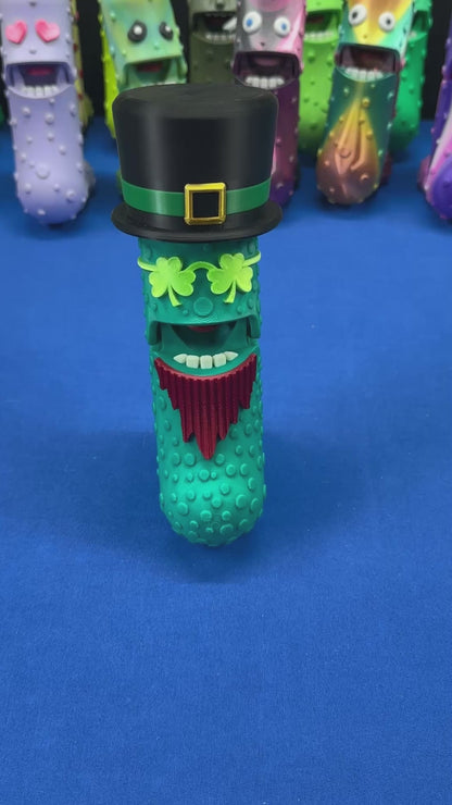 Leprechaun - 7" Articulated Tickle Pickle with Butt stand