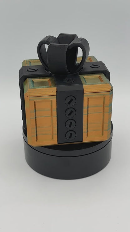 20 bolt Blue/Green/Orange & Black Annoying Gift Box