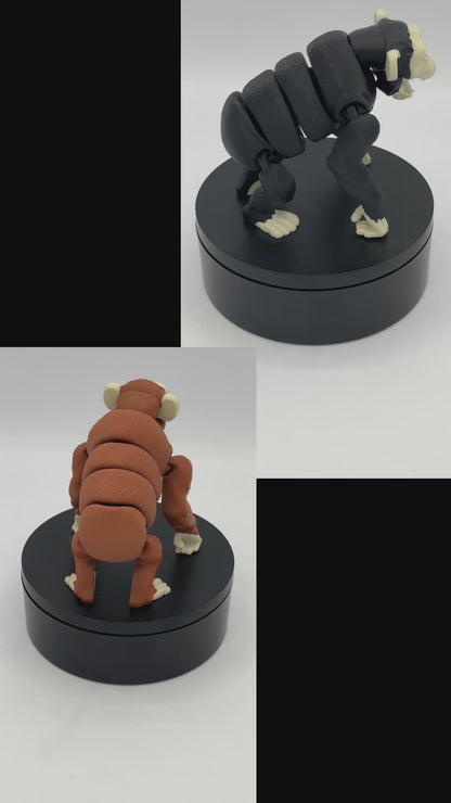 Chimpanzee - 7" Flexi Articulated Pet - Multiple Colors