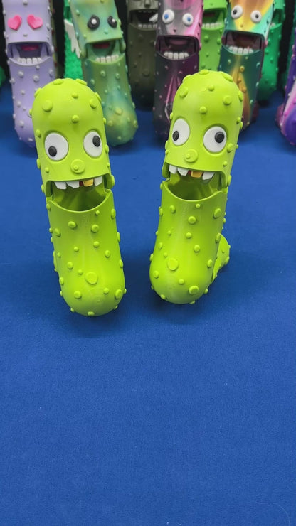 Derpy Pickle - 7" Articulated Tickle Pickle with Butt stand