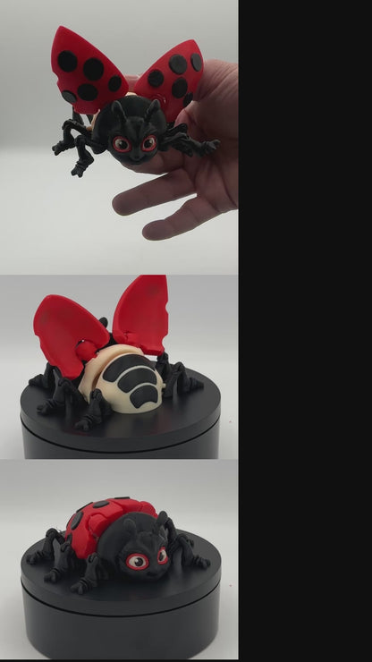 Lily Ladybug - 4" Flexi Articulated Bug