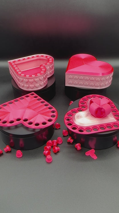 Heart Annoying Gift Box w/ 25 bolts - Pink 2-Tone