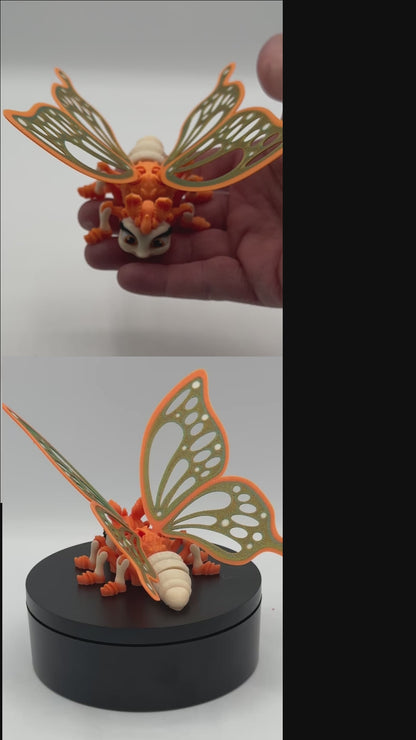 Betty Butterfly - 5" Flexi Articulated Bug