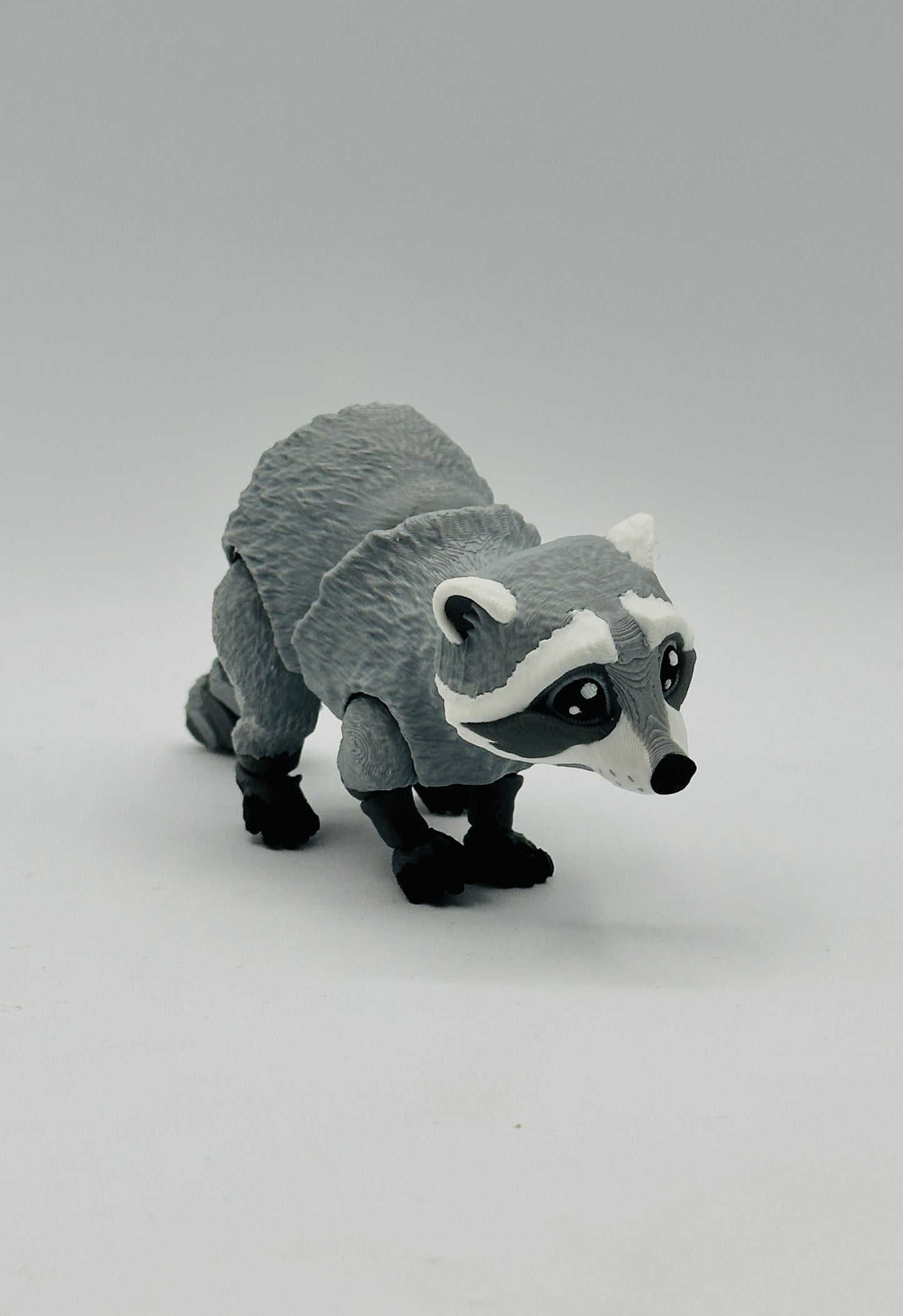Racoon, Trash Panda - 6" super-flexi articulated model