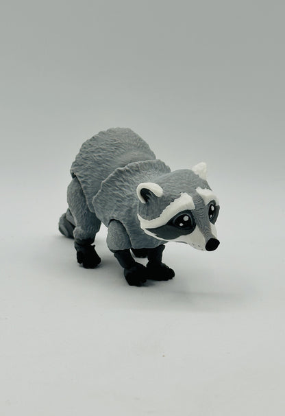 Racoon, Trash Panda - 6" super-flexi articulated model