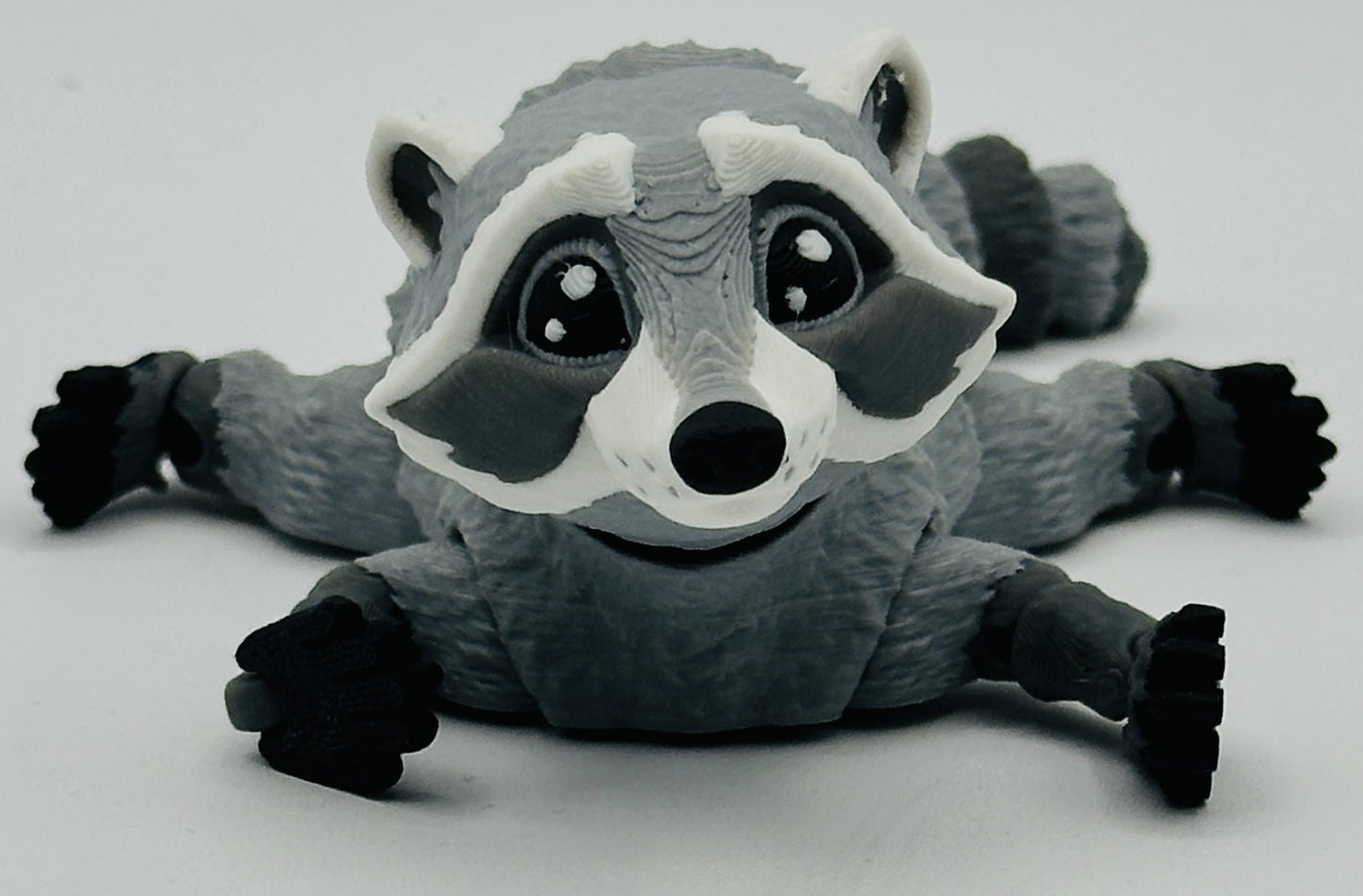 Racoon, Trash Panda - 6" super-flexi articulated model