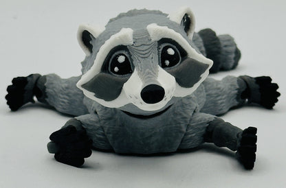 Racoon, Trash Panda - 6" super-flexi articulated model