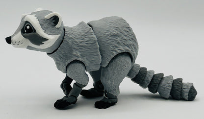 Racoon, Trash Panda - 6" super-flexi articulated model