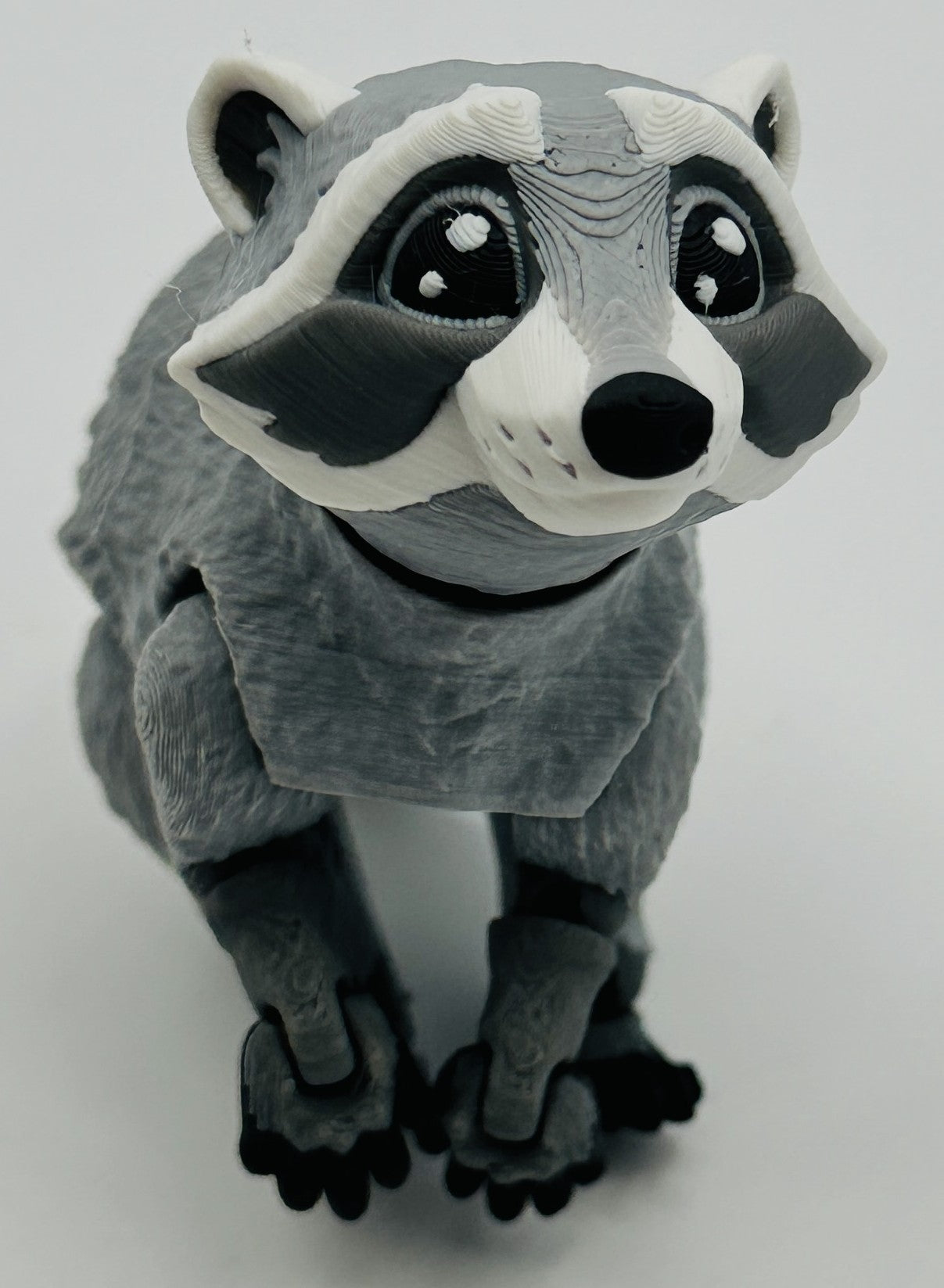 Racoon, Trash Panda - 6" super-flexi articulated model