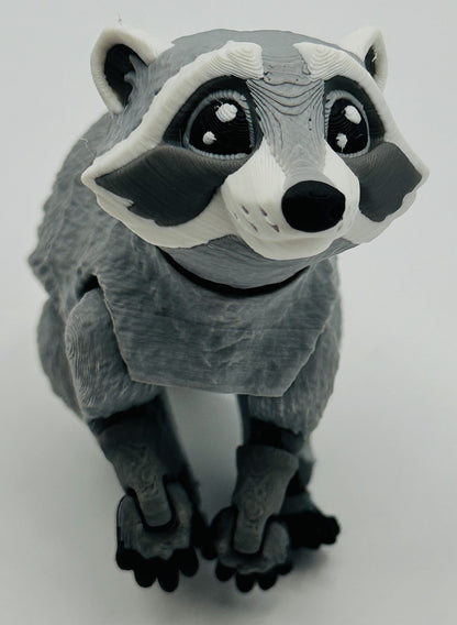 Racoon, Trash Panda - 6" super-flexi articulated model